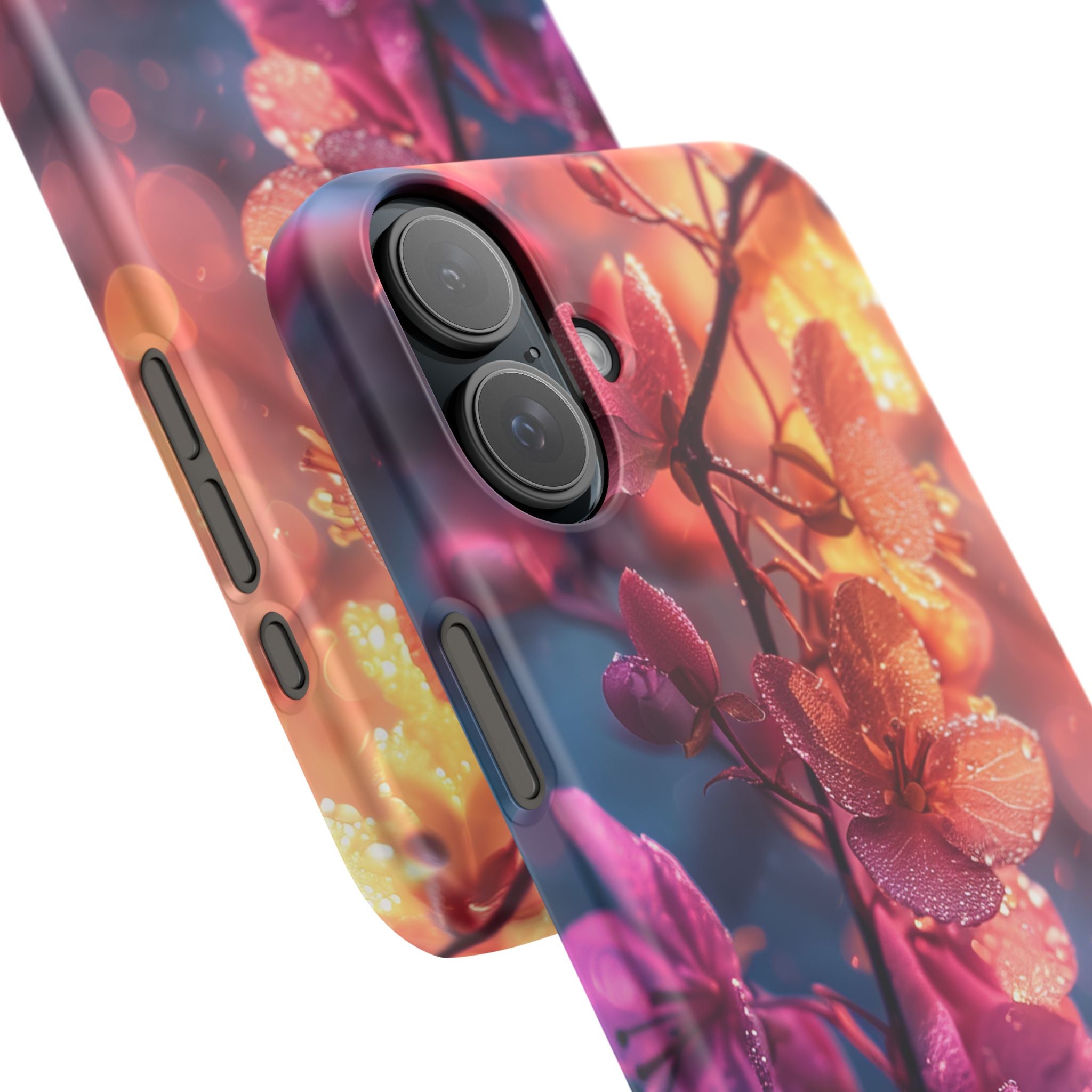 Surreal Flower Harmony iPhone 16 - Slim Phone Case