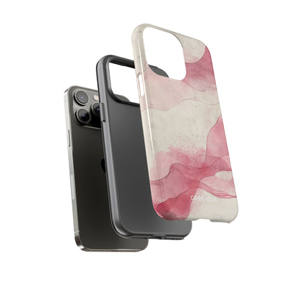 Crimson Waves iPhone 14 Pro Max Case - Tough