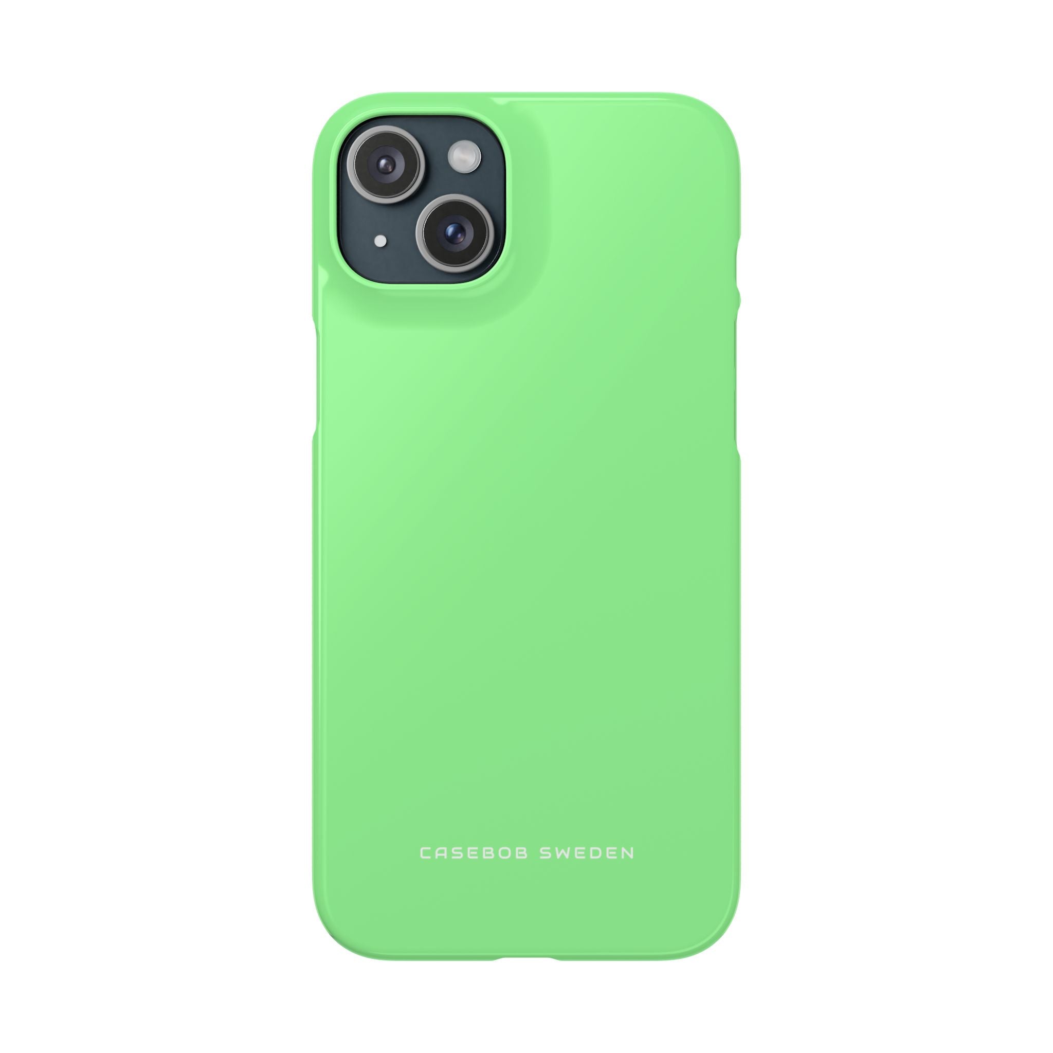 Pale Green iPhone 15 - Slim Phone Case