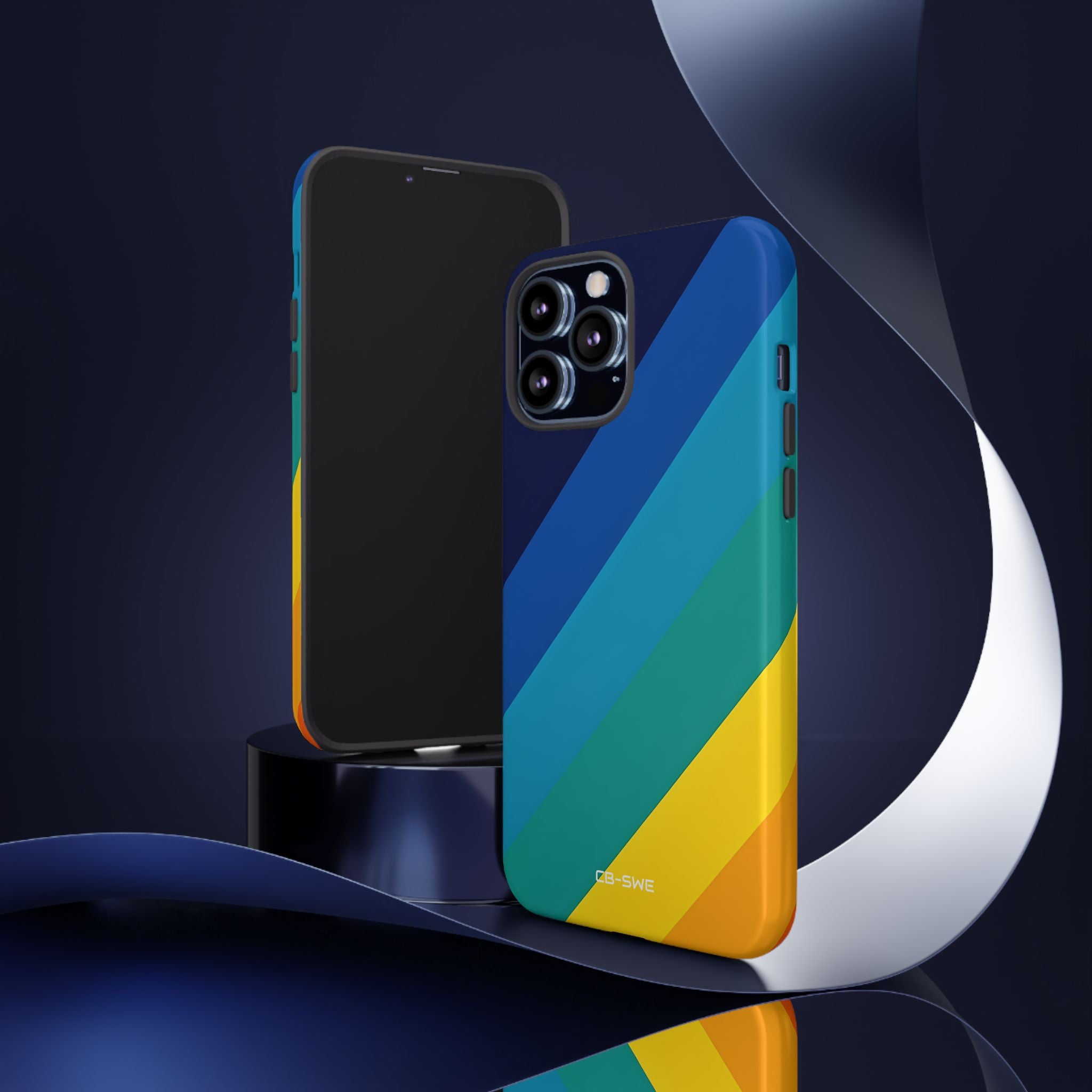 Diagonal Color Spectrum - iPhone Case