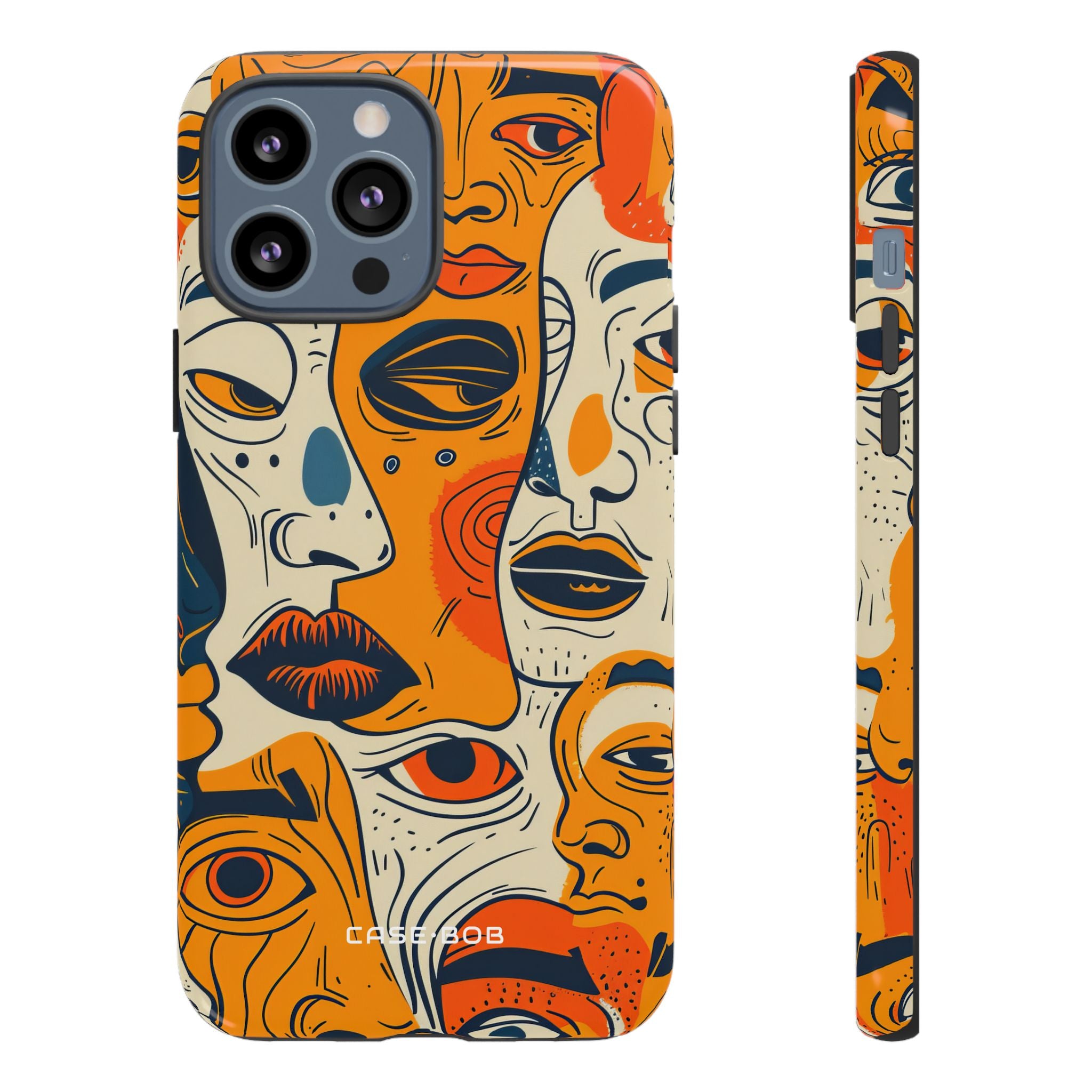 Tangled Faces Sunset iPhone 13 Pro Max Case - Tough