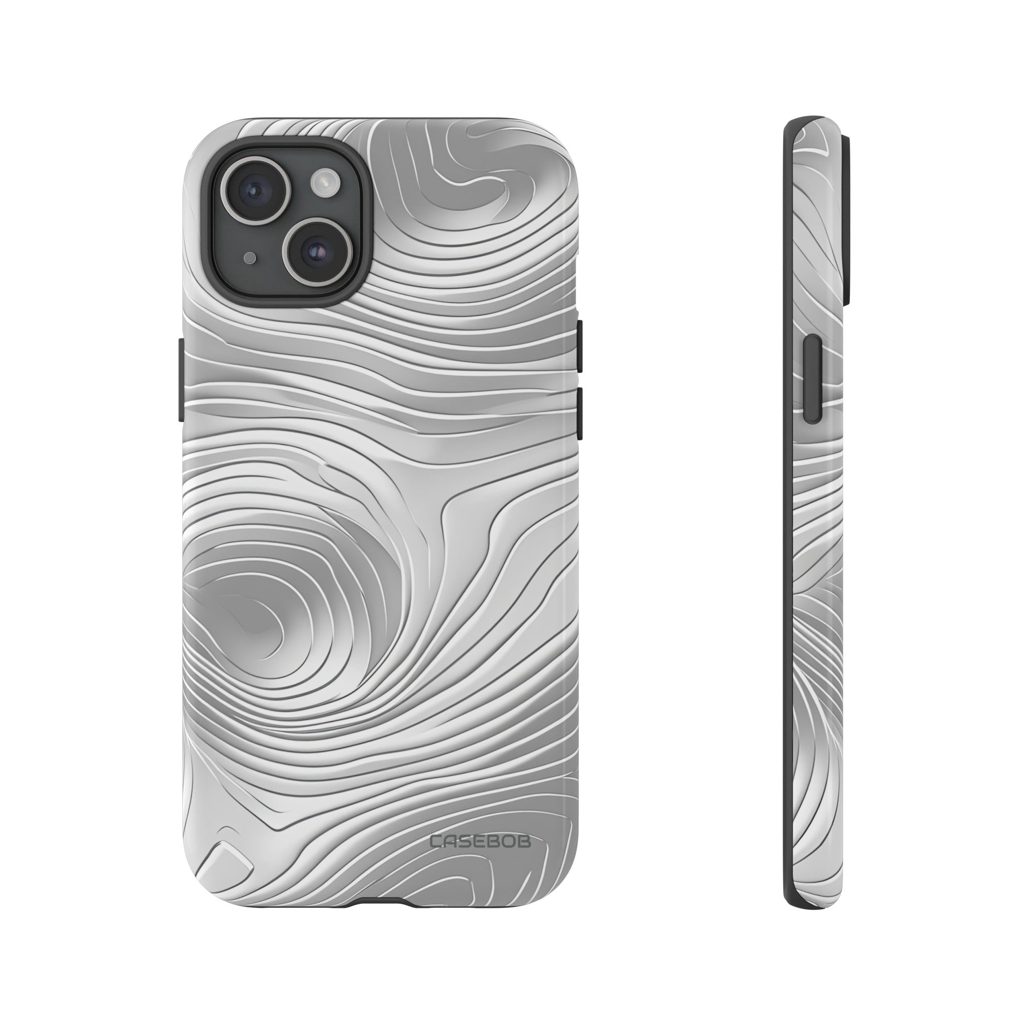 Sleek Grey Minimalism - Protective Phone Case