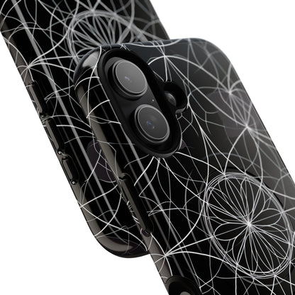 Radiant Petal Orbit iPhone 17 Case - Tough+