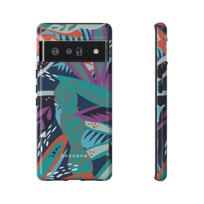 Tropical Leaf Moz - Protective Phone Case