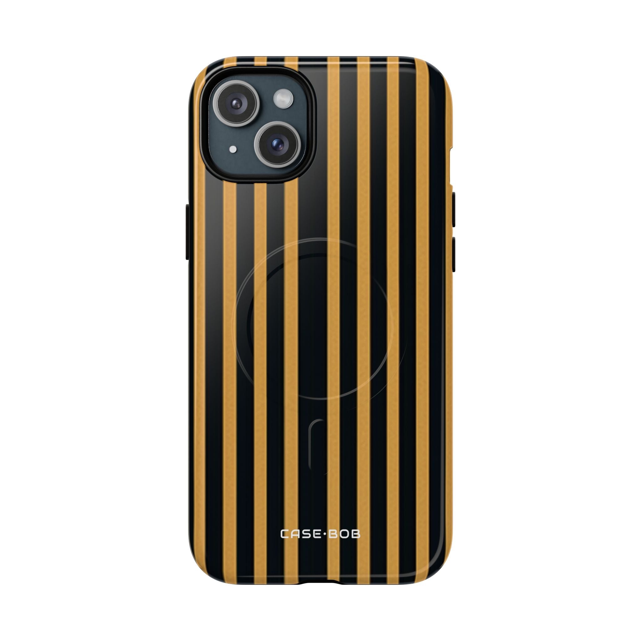 Golden Stripes iPhone 15 Plus Case - Tough+