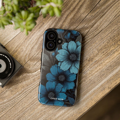 Blue Petal Radiance iPhone 16 Pro Case - Tough