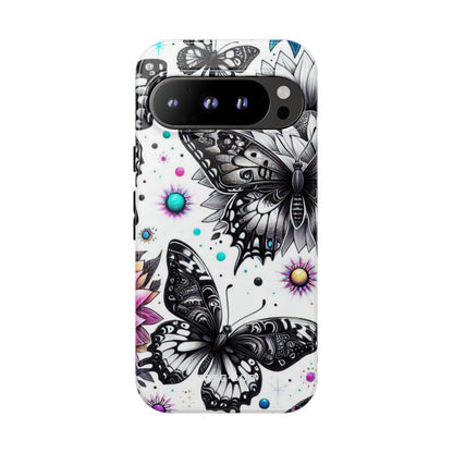 Butterfly Bloom Google Pixel 9 Pro Case - Tough