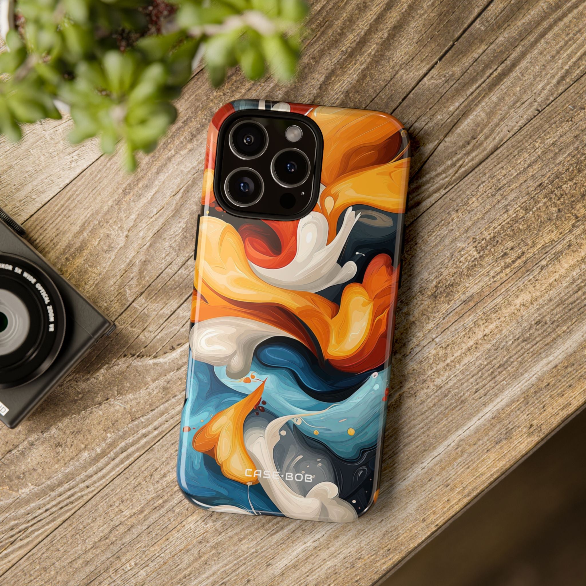 Crimson Ribbon iPhone 16 Pro Max Case - Tough