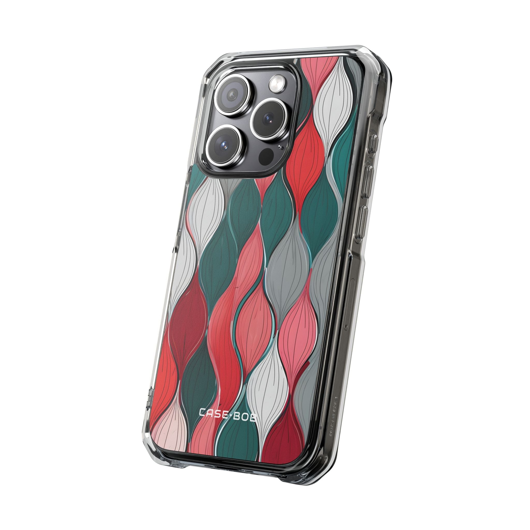 Leaf Cascade Teal iPhone 15 Pro Case - Impact