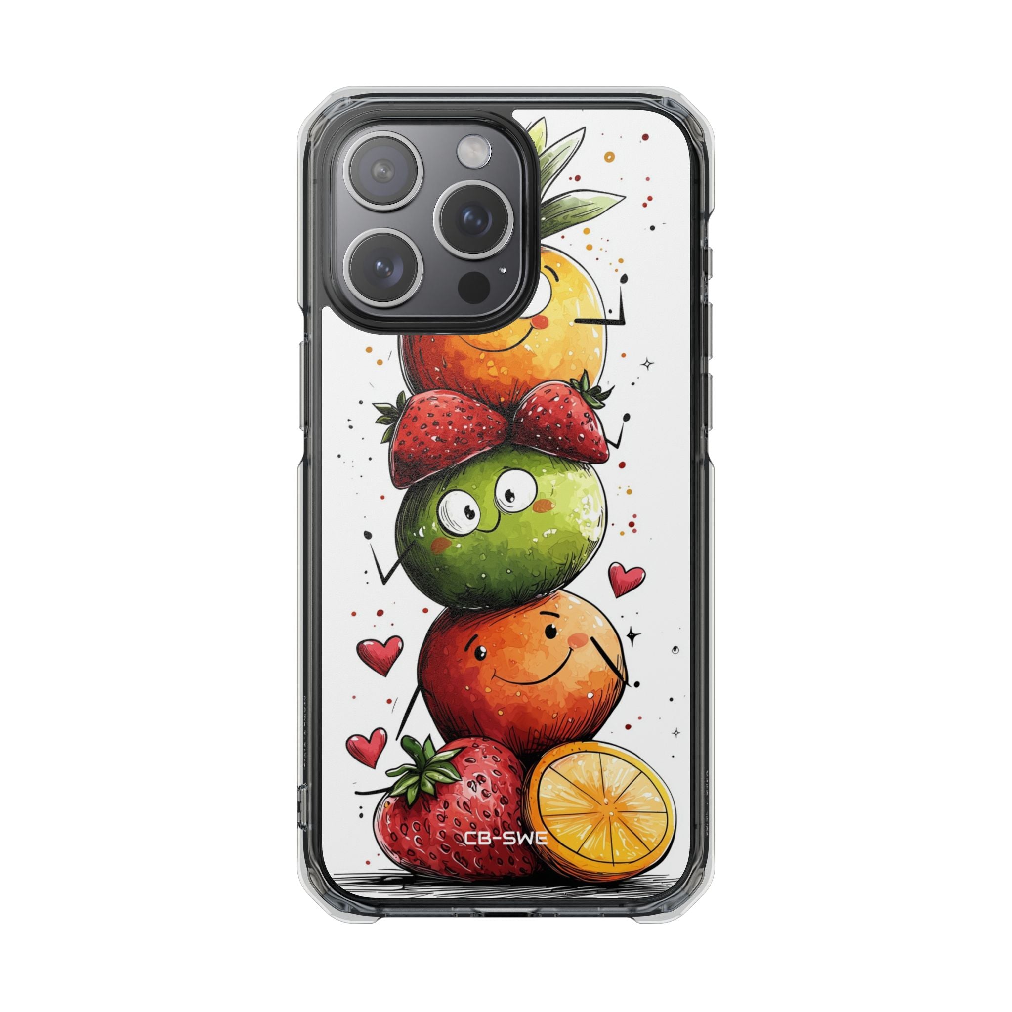Fruits Smile Together iPhone Case - Impact
