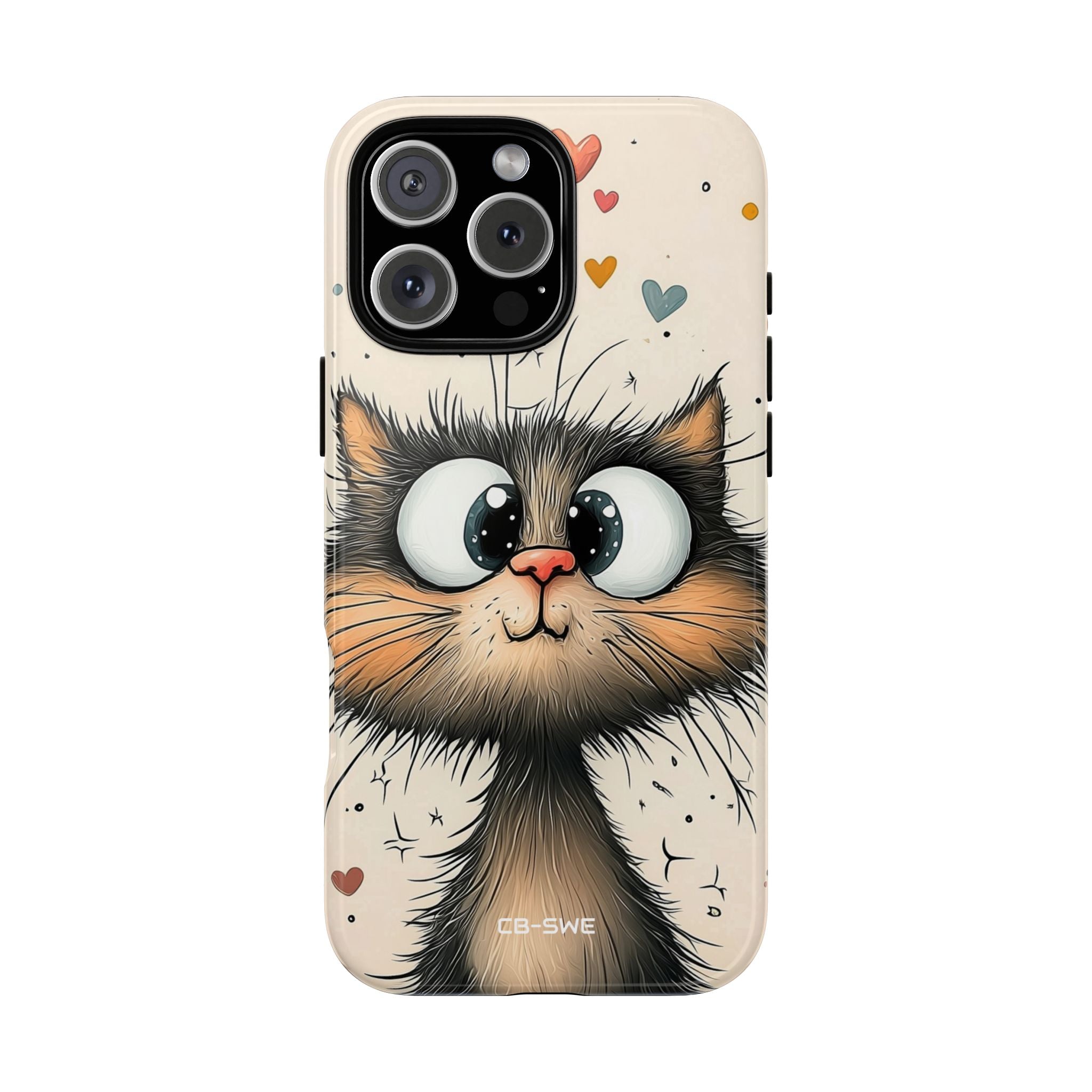 Whimsical Cat Smiles - iPhone Case