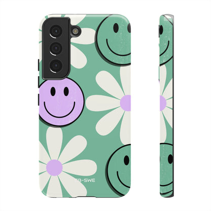 Playful Retro Blooms - Samsung Case
