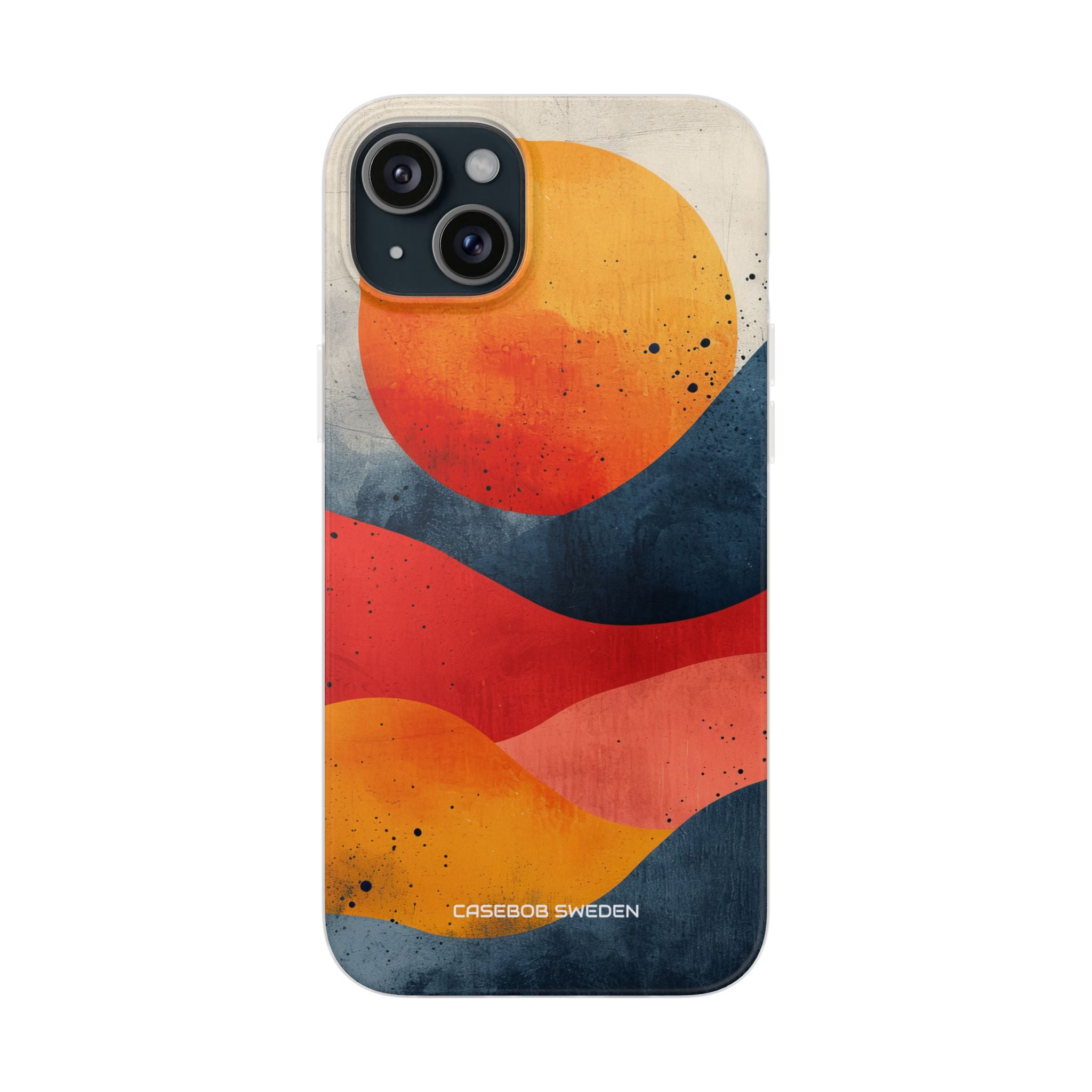 Sunburst Waves - Flexi iPhone 15 Phone Case