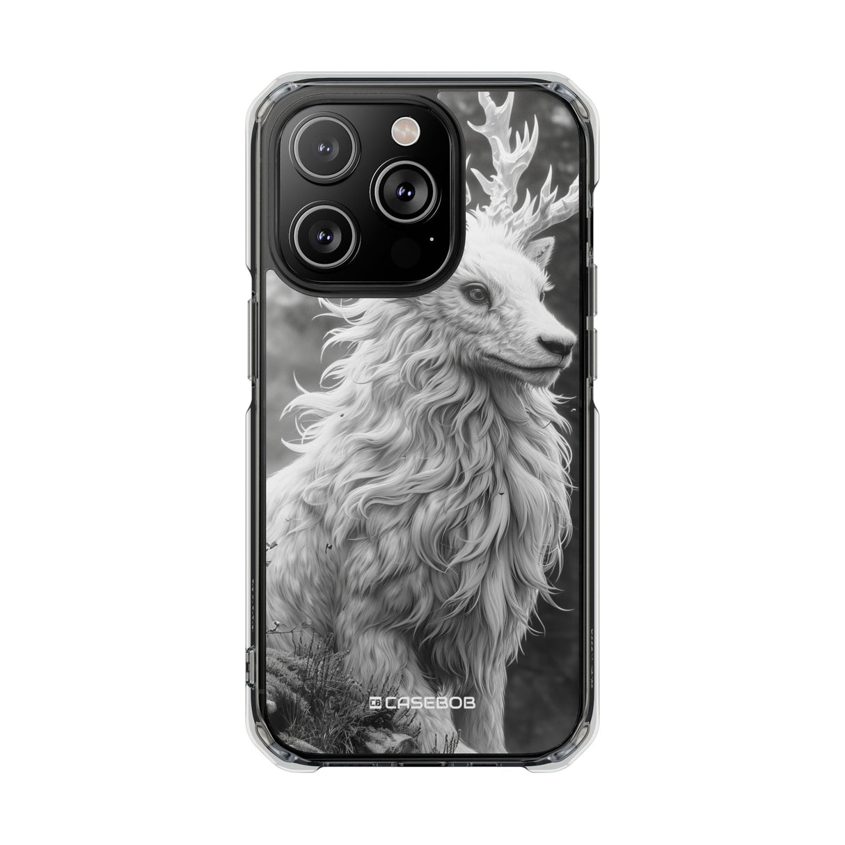 Majestic Forest Guardian - Phone Case for iPhone (Clear Impact - Magnetic)