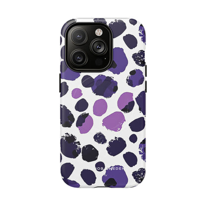 Purple Inkblots iPhone 14 | Tough+ Phone Case