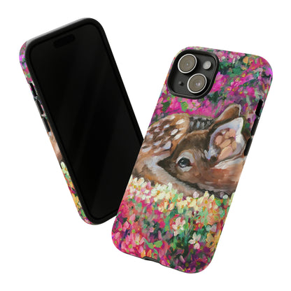 Oil painting - Young Deer - Protective Phone Case