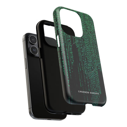 Matrix Gradient Flow iPhone 15 | Tough+ Phone Case