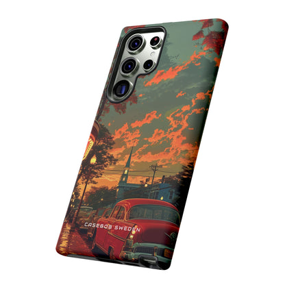 Mid-Century Nostalgia Streetscape Samsung S23 - Tough Phone Case