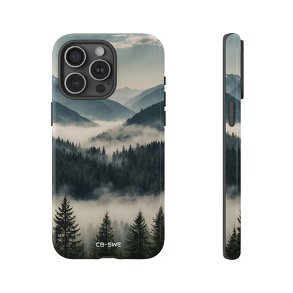 Misty Forest Embrace - iPhone Case
