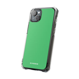 Emerald Green | Phone Case for iPhone (Clear Impact Case - Magnetic)