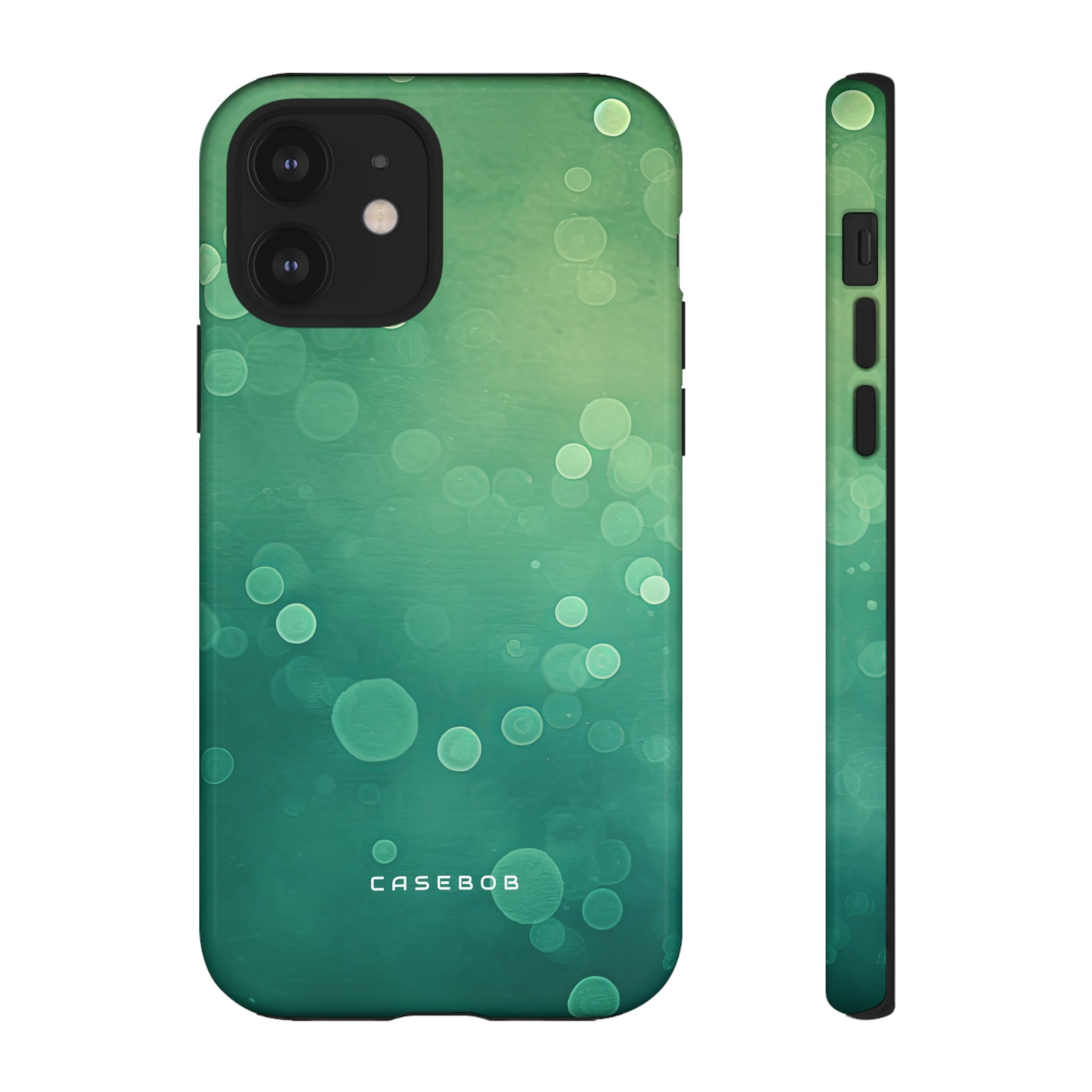 Green Dot Matrix - Protective Phone Case