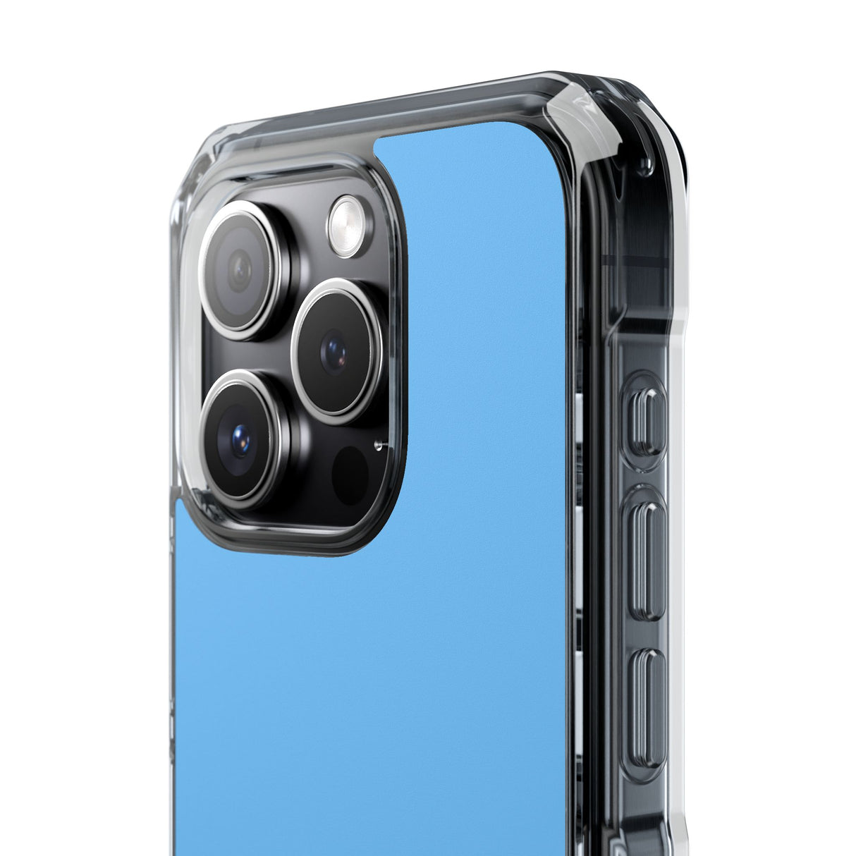 Maya Blue | Handyhülle für iPhone (Clear Impact Case – magnetisch) 