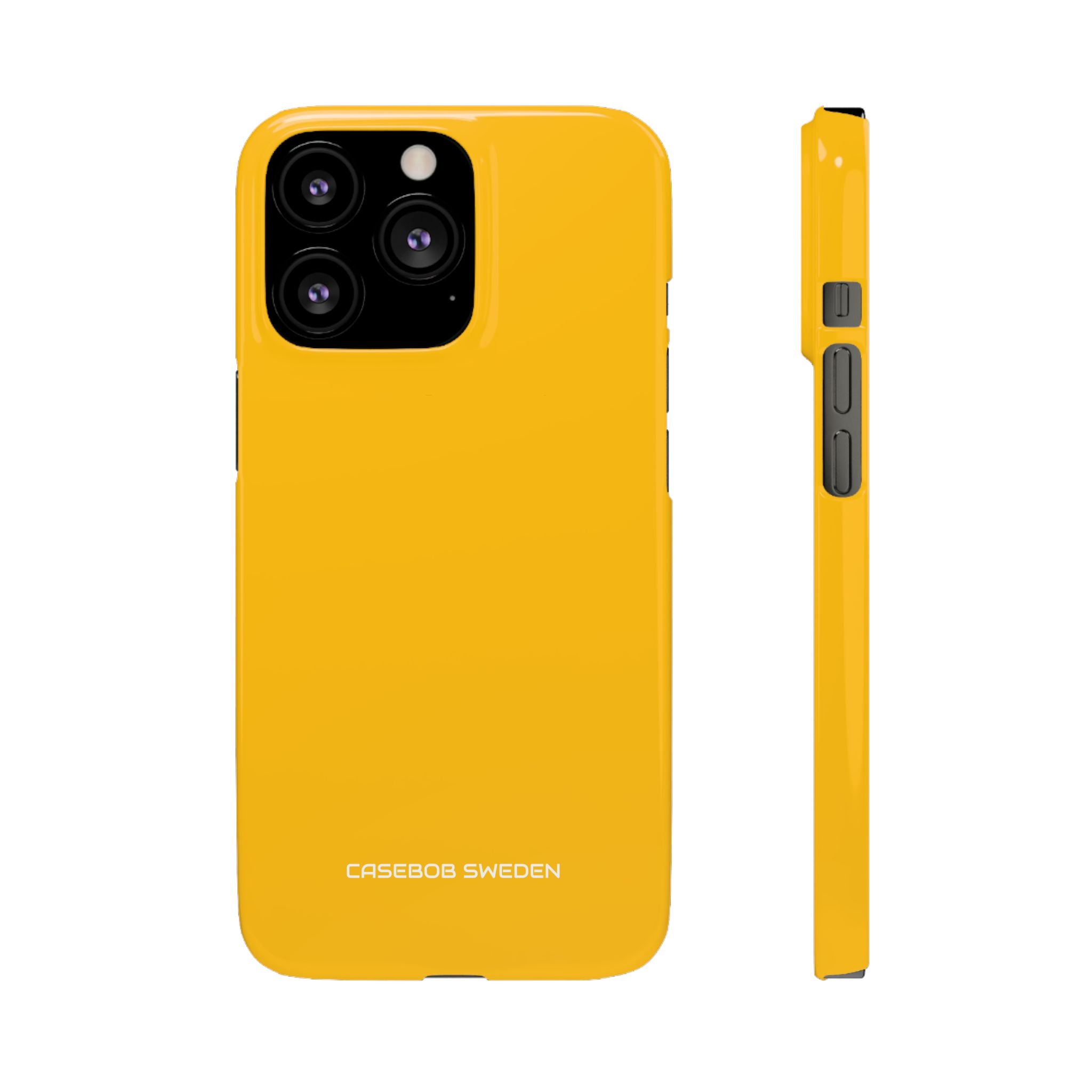 Amber Yellow - Slim iPhone 13 Phone Case