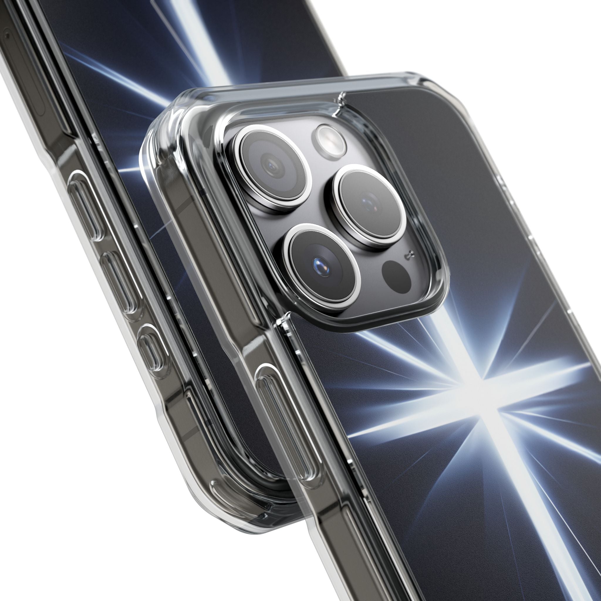 Glowing Crossburst iPhone 15 Pro Case - Impact