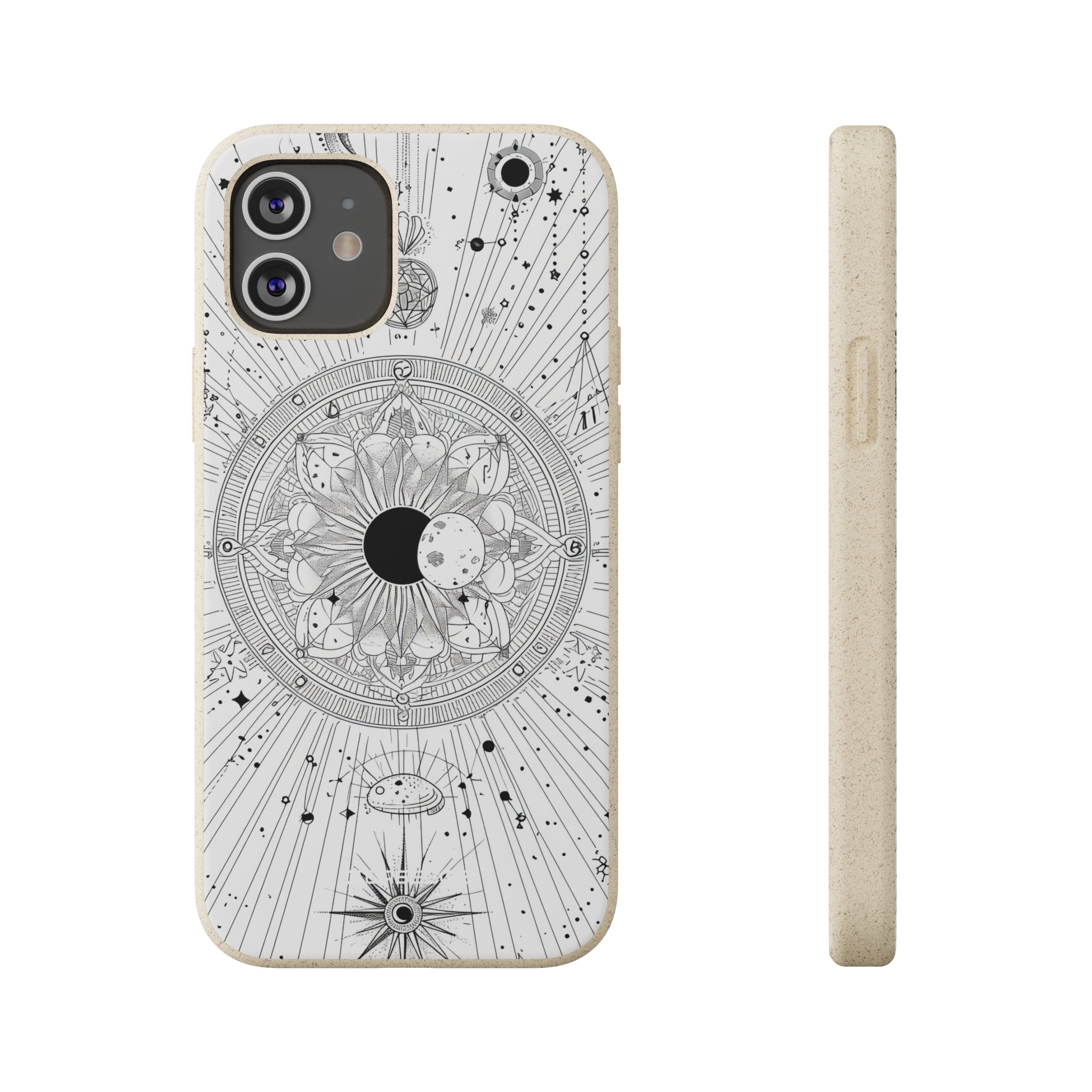 Celestial Mandala Mystique | Biodegradable Phone Case