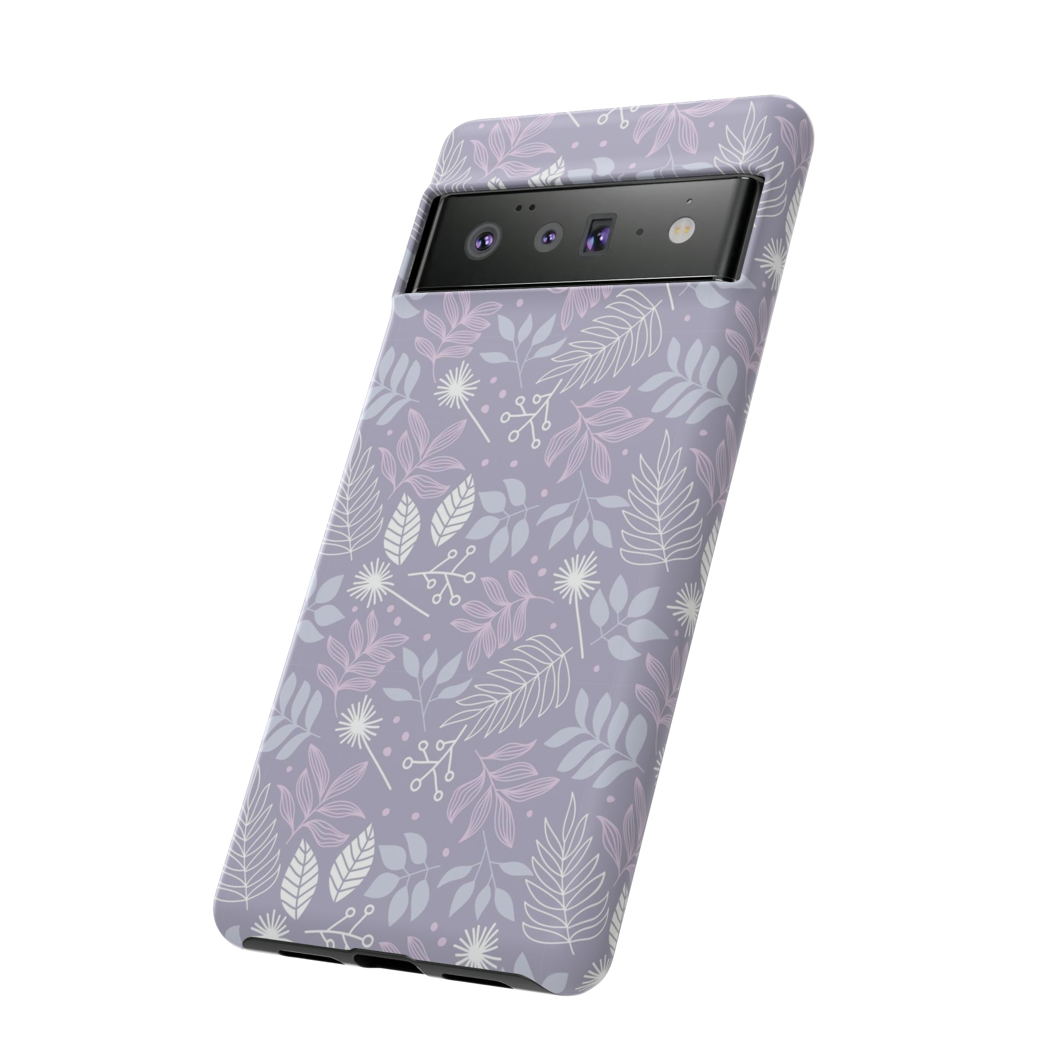 Purple Mona Leaf - Protective Phone Case