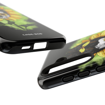 Sunflower Skull Samsung S24 Case - Tough