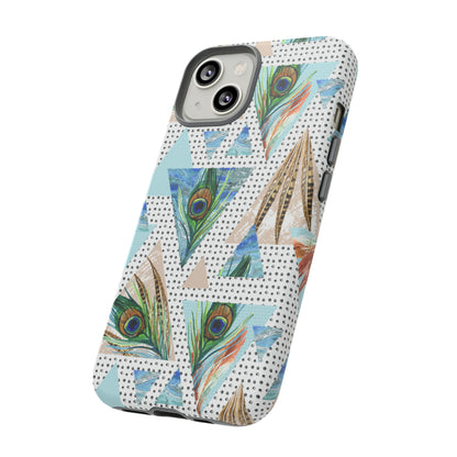 Peacock Feathers - Protective Phone Case