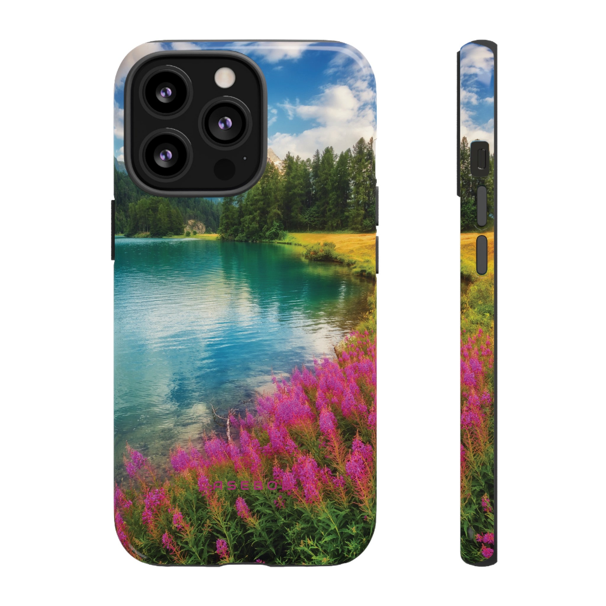 Azure Alpine Lake Phone Case - Protective Phone Case