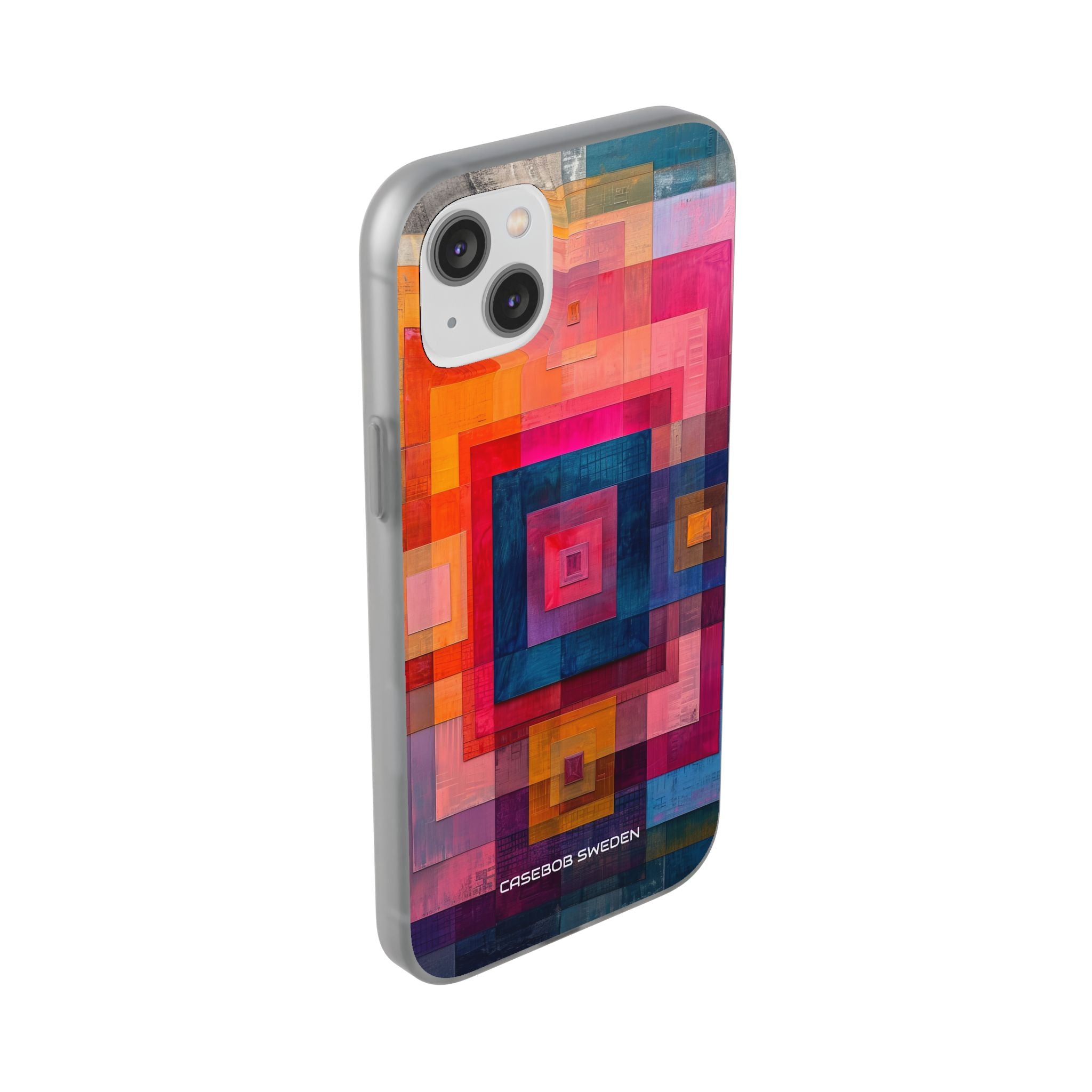 Vibrant Geometry - Flexi iPhone 14 Phone Case