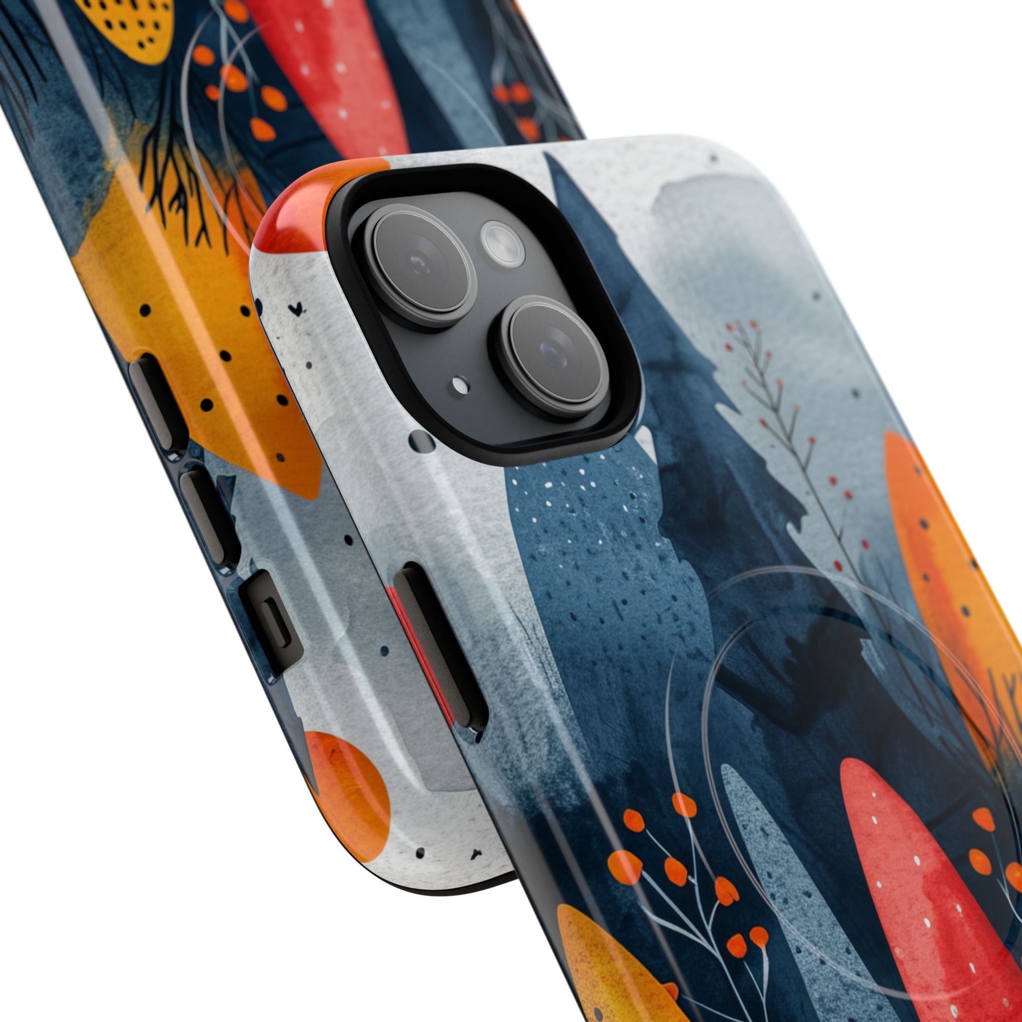 Whimsical Nature - Tough + MagSafe® iPhone 15 Phone Case