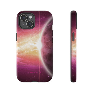 Purple Planets in Space - Protective Phone Case