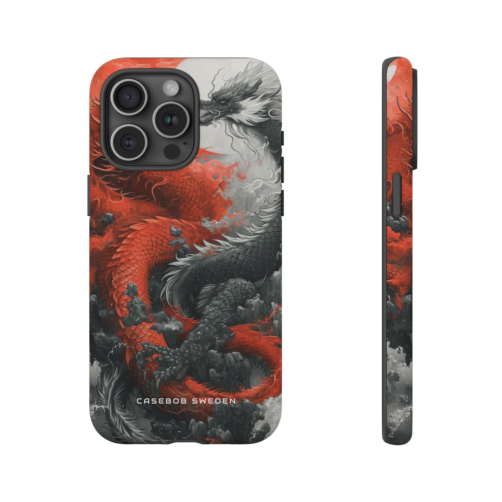 Zen Dragon Harmony iPhone 15 - Tough Phone Case