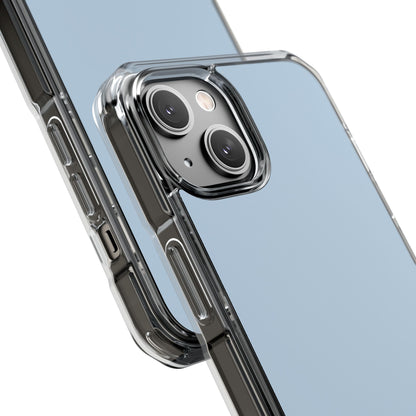 Pale Aqua - Clear Impact Case for iPhone