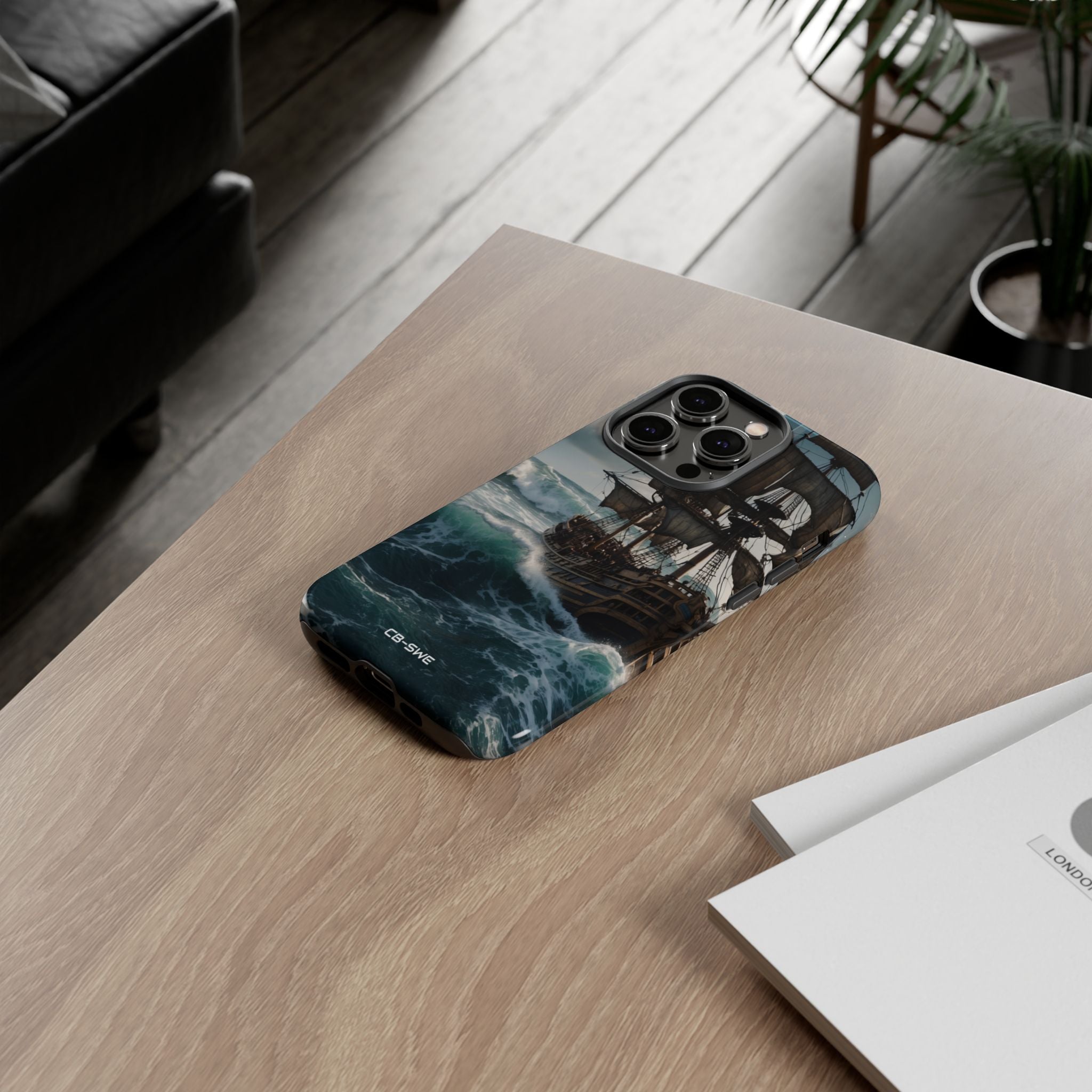 Ship Faces Waves - iPhone Case