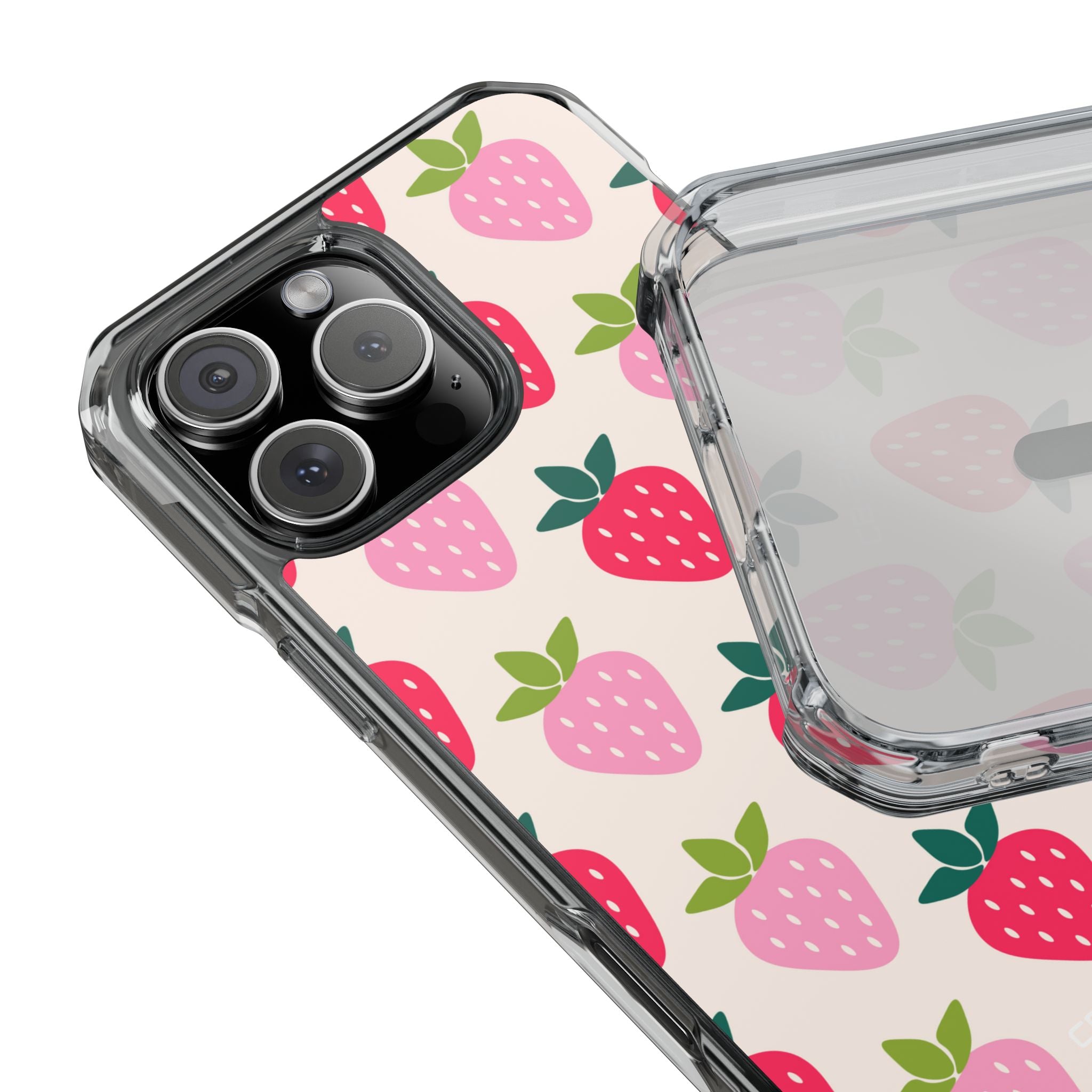 Vibrant Strawberry Rhythm iPhone Case - Impact
