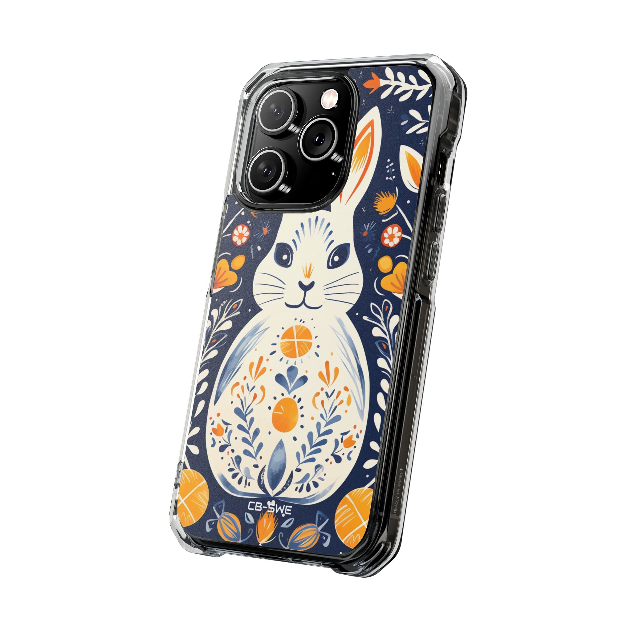 Floral Rabbit Joy iPhone Case - Impact