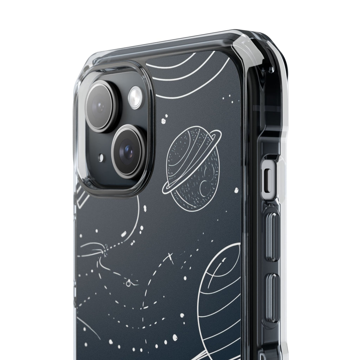 Cosmic Wanderer – Handyhülle für iPhone (Clear Impact – Magnetisch)