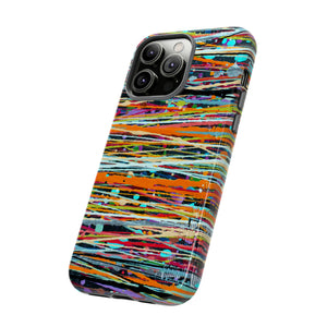 Oil painting - Stripe - Protective Phone Case