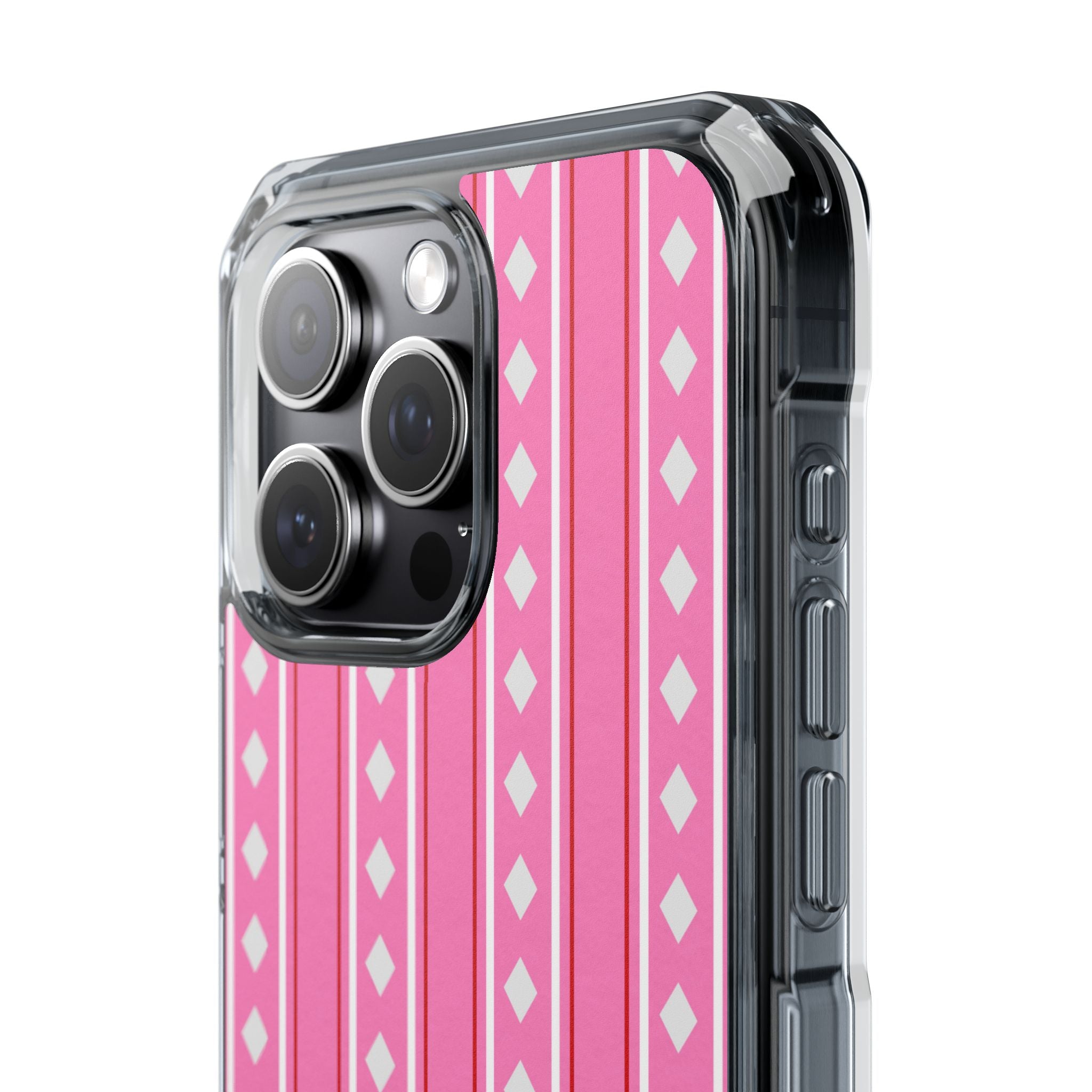 Pink Diamonds Symmetry iPhone Case - Impact