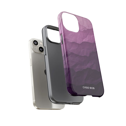 Purple Wave Layers iPhone 14 Case - Tough