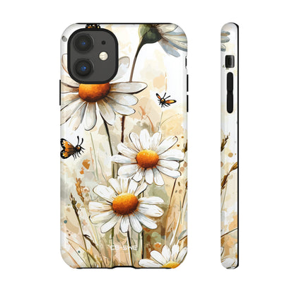 Daisies Dance Light - iPhone Case