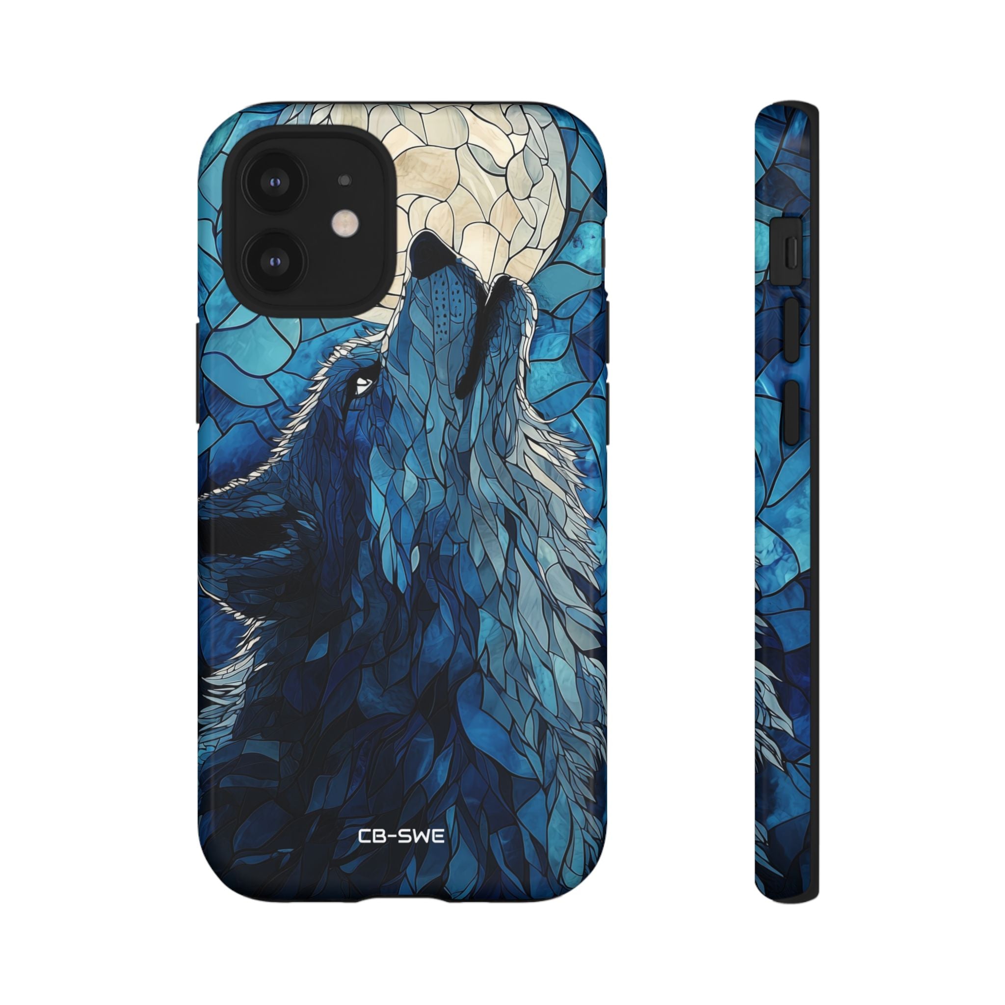 Wolf Howls Moonlight - iPhone Case