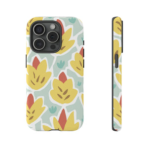 Summer Yellow Happy Flower - Protective Phone Case