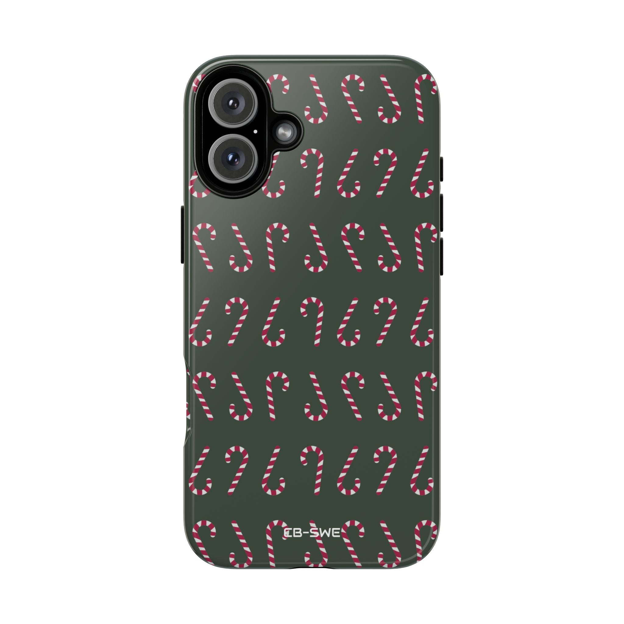 Candy Canes Aligned - iPhone Case