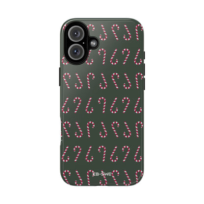 Candy Canes Aligned - iPhone Case